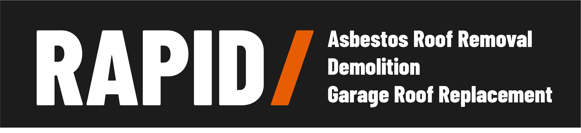 Rapid Asbestos Roof Removal Logo